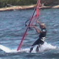 Step 7 instruction for Aerial Duck Jibe