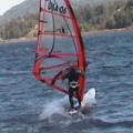 Step 13 instruction for One Handed Laydown Jibe