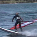 Step 6 instruction for One Handed Laydown Jibe
